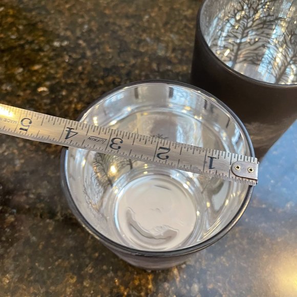 Two's Company Bright and Antique Silver Tree Votives - Set of 4. - Picture 13 of 14